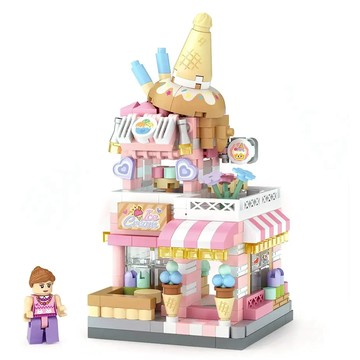 loz 8813 冰淇淋店  1個