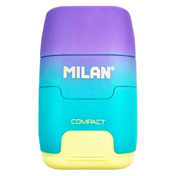 MILAN COMPACT橡皮擦+削筆器雲彩朵朵  顏色隨機  1組