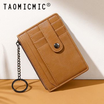 凡元素簡約復古日系新款多卡位零錢卡包超薄女小巧隨身證件卡套潮