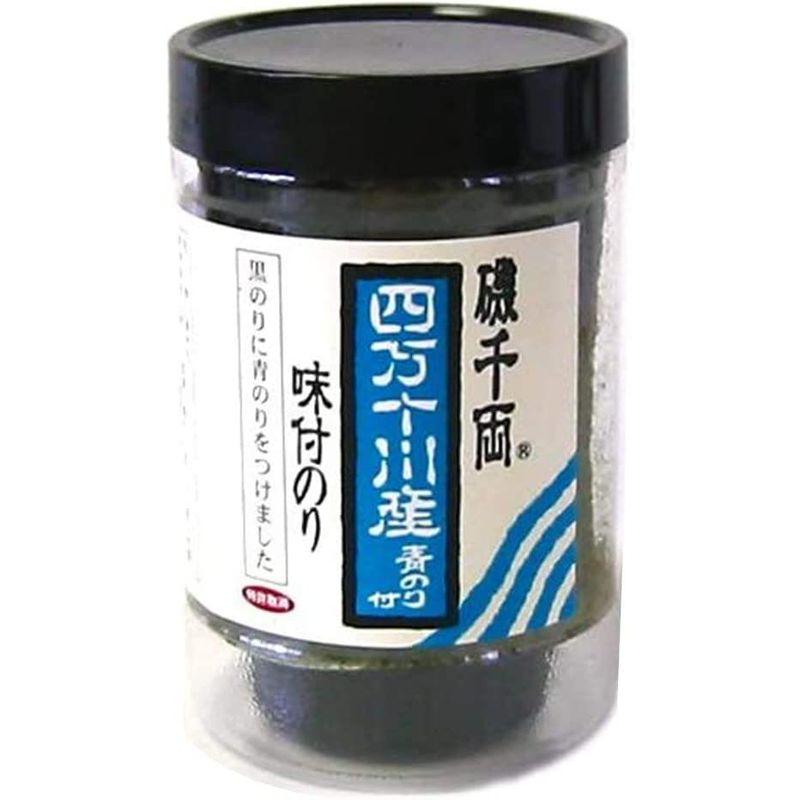 四万十川産 青のり付 味付のり ８切４０枚 ４本セット 磯千両 海苔 老舗のこだわり海苔