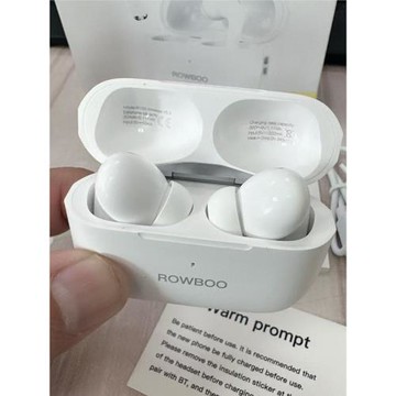 跨境Rowboo真無線藍牙耳機 ANC主動降噪通透模式入耳運動超重低音