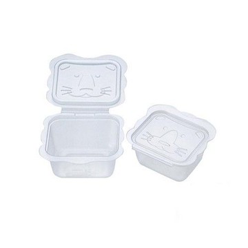 日本 Richell 利其爾 - 卡通型離乳食分裝盒-50mlx10個入