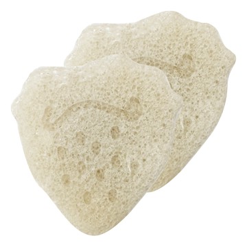 點胭脂 台灣公司貨 溫和潔顏蒟蒻球  米白色  2個