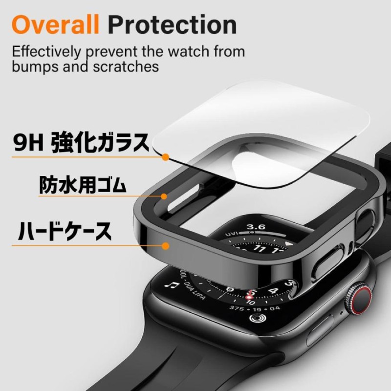 Apple Watch 9 SE カバー 45mm 防水 アップルウォッチ ケース 高級 