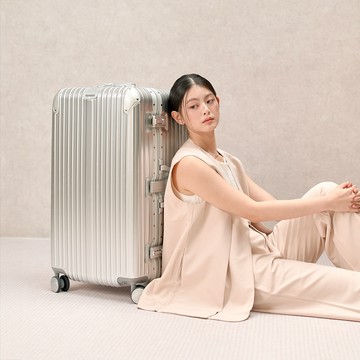 ALLEZ 奧莉薇閣 PUMP PLUS 29吋 鋁框胖胖箱 鏡面款 行李箱 旅行箱
