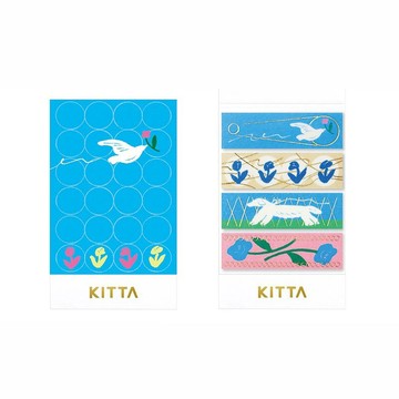 【KING JIM】KITTA隨身攜帶和紙膠帶 第17彈 箔壓款 華爾滋