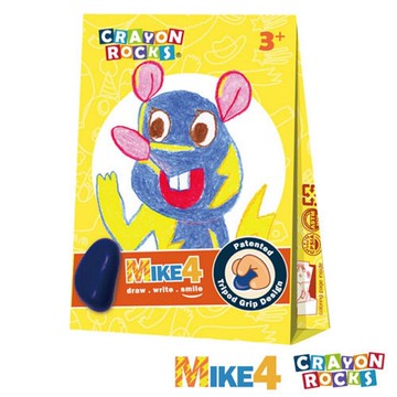 美國酷蠟石Crayon Rocks 4色閃電鼠麥克
