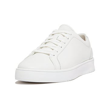 RALLY II 皮革運動休閒鞋運動風皮革休閒鞋(男)-都會白