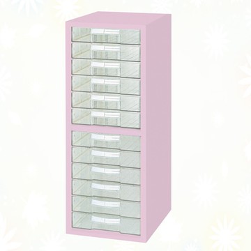 文創集 南亞塑鋼 雪莉多彩1尺12抽格塑鋼分層公文櫃/收納櫃(七色可選)-27.6x33.7x70cm免組