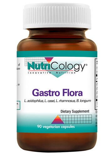 NutriCology Gastro Flora 90 Vegetarian Capsules
