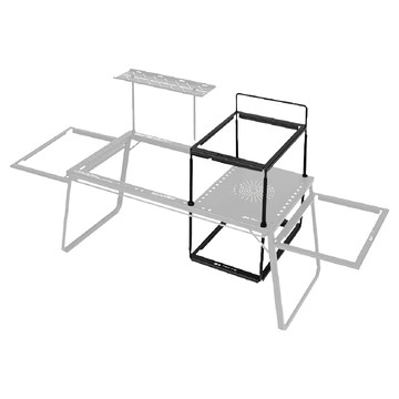 ShineTrip 山趣 05系列 黑霧IGT露營桌層板套裝  黑色  300 x 425 x 534mm