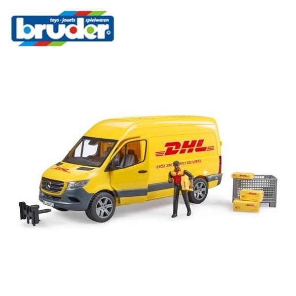 Bruder（ブルーダー） MB DHL （フィギュア付き）メルセデス・ベンツ