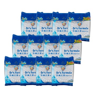 《台塑生醫》Dr‘s Formula複方升級-防蹣抗菌濃縮洗衣粉補充包1.5kg(12包入)