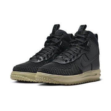 【NIKE】LUNAR FORCE 1 DUCKBOOT 男鞋 休閒鞋 黑色 防潑水 保暖靴 AF1-DZ5320001