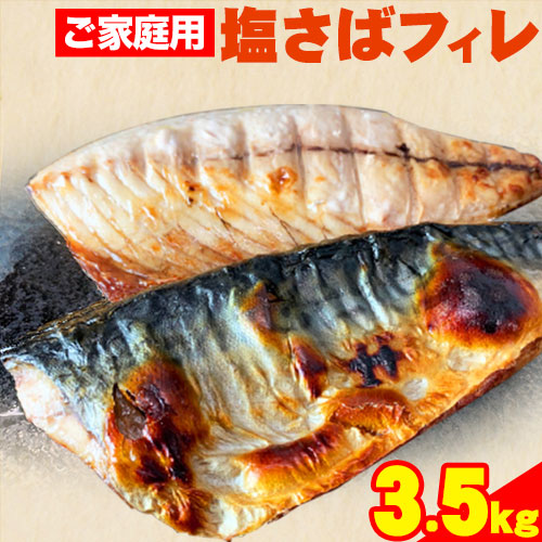 ご家庭用 塩さばフィレ3.5kg 株式会社魚鶴商店《30日以内に順次出荷(土日祝除く)》 和歌山県 日高町 さば 塩サバ 鯖