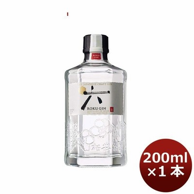 ＳＵ ジャパニーズクラフトジン ＲＯＫＵ 六 200ml 1本