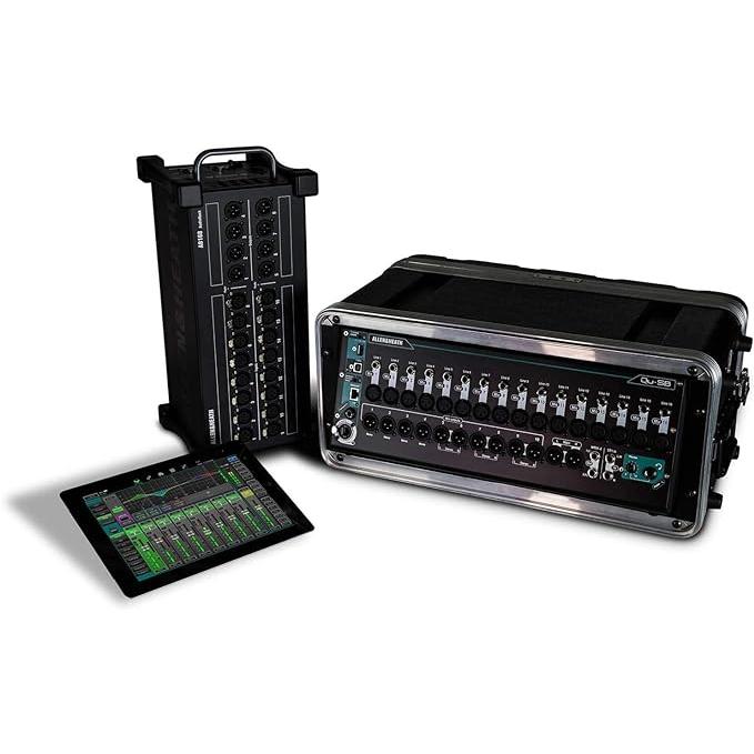 Allen ＆ Heath Qu-SB Portable 18-In 14-Out Digital Mixer and Cables and Microphones Stands Packages