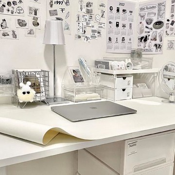 純色書桌墊學生學習桌桌布宿舍桌面墊子ins簡約高級感一件代發