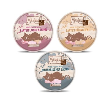 德國 MjAMMjAM 迷幻喵鮮嫩純肉肉絲罐 80g x 32入組(購買第二件贈送寵物玩具x1包)