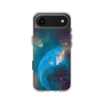 iPhone Air Clear Case（相機按鈕） 透明 - NASA - 星雲泡泡