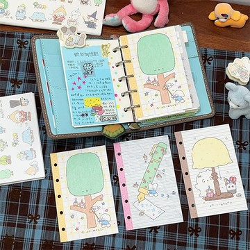 小狗巴士 VOL.17 可愛 m5/a7 活頁書簽內頁卡紙分隔頁雙面閃砂