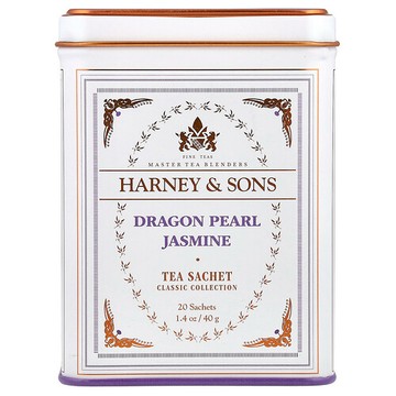 Harney & Sons, 經典系列，龍珠茉莉，20 茶包，1.4 盎司（40 克）