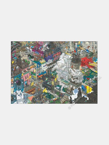 巴黎轉角/Pixorama/eBoy/1000片拼圖/HEYE