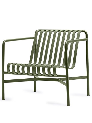 HAY - Palissade steel lounge chair - unisex - Steel - One Size - Green