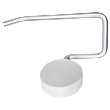 SHIMOYAMA 大圓點系列ABS吸壁鋁件紙巾架  白色  1個