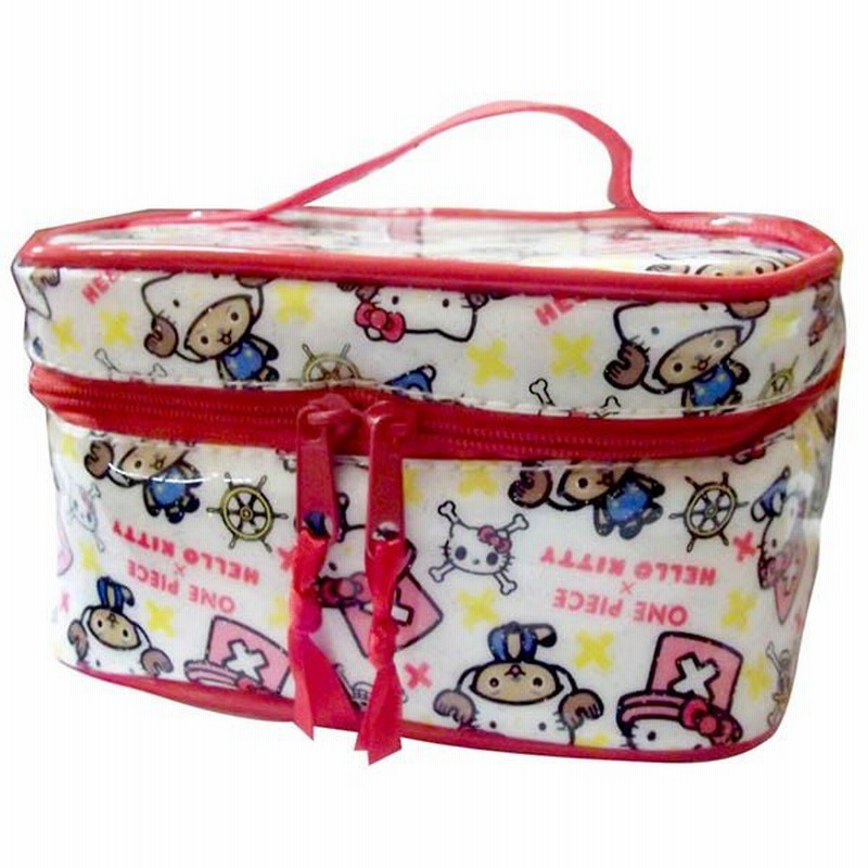 One Piece Hello Kittyバニティポーチ 総柄 ビビッド ワンピース キティ 通販 Lineポイント最大0 5 Get Lineショッピング