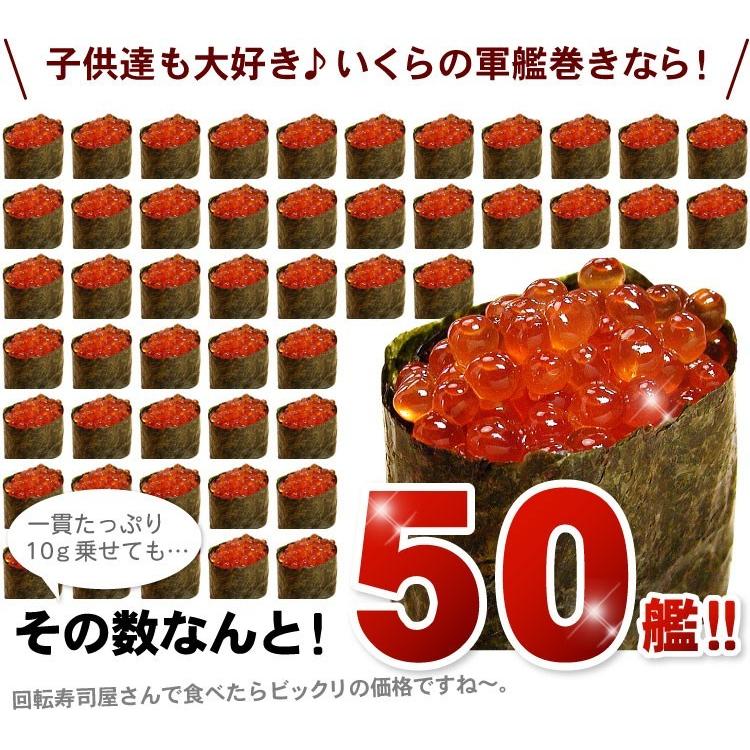 鱒 いくら 醤油漬 500g イクラ 醤油漬け 送料無料（沖縄宛は別途送料を加算）