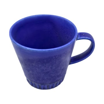 日本 美濃燒 馬克杯 陶瓷 240ml  寶藍色  1個