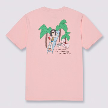 Artist Collection - Riroo 女款粉色短袖T恤