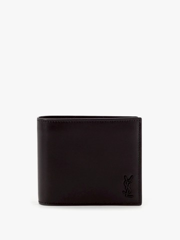 Tiny cassandre leather wallet - SAINT LAURENT - gender_Man