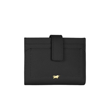 BRAUN BUFFEL 台灣總代理 婕娜 7卡短夾-黑色/BF2005-404-BK