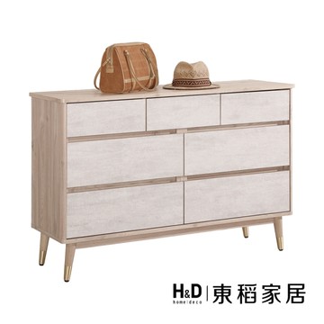 【H&D東稻家居】4尺七斗櫃/收納櫃/置物櫃(TCM-06779)
