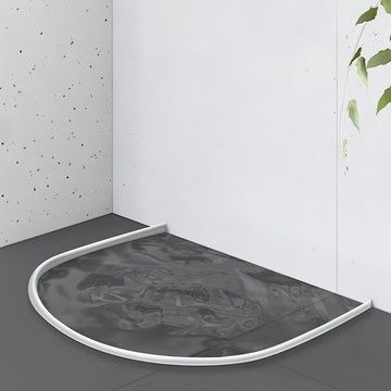 乾濕分離擋水條，5cm高  3cm寬  2m長，橡膠材質，一體式背膠  白色  1條