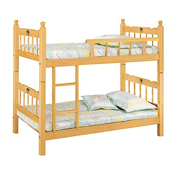 Boden-傑斯3尺雙層床架(單欄型)