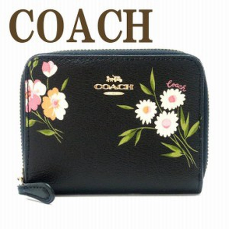 コーチ 財布 Coach 二つ折り 財布 レディース 花柄 ブラック imdb9 ブランド 人気 通販 Lineポイント最大1 0 Get Lineショッピング