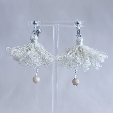 飛行種子・手工流蘇耳環