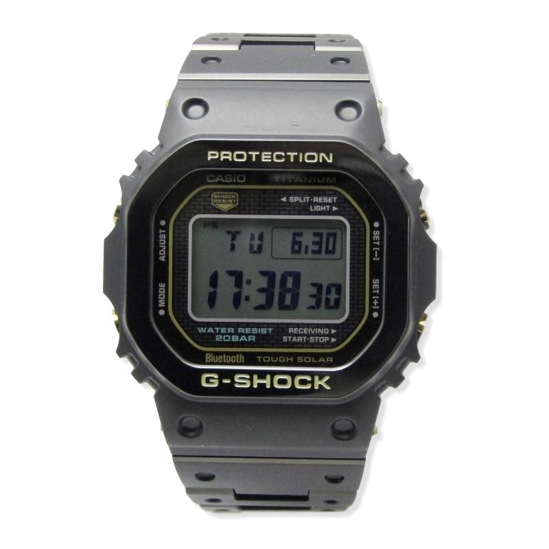 美品 G-SHOCK Gショック GMW-B5000TB-1JR フルメタル チタン Bluetooth 