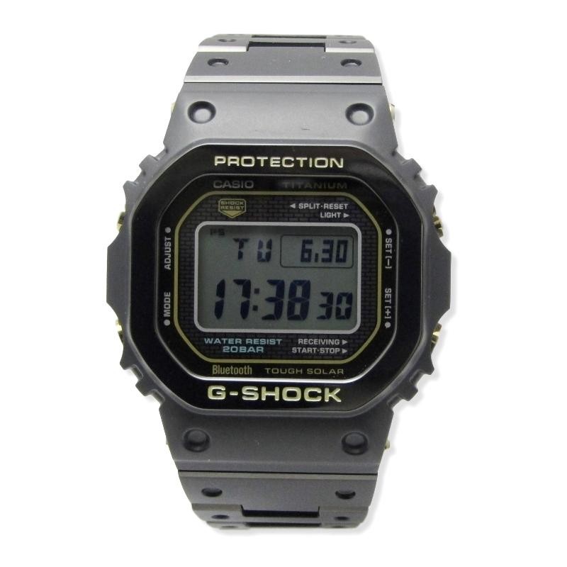 美品 G-SHOCK Gショック GMW-B5000TB-1JR フルメタル チタン Bluetooth 電波ソーラー スクエア ブラック 黒  CASIOカシオ 腕時計 中古 30009968 | LINEブランドカタログ