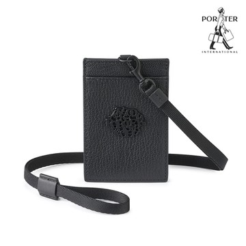 PORTER INTERNATIONAL - 都會尊爵DUKE真皮證件套 - 黑