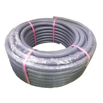 塑膠 浪管 3分 100M 灰色