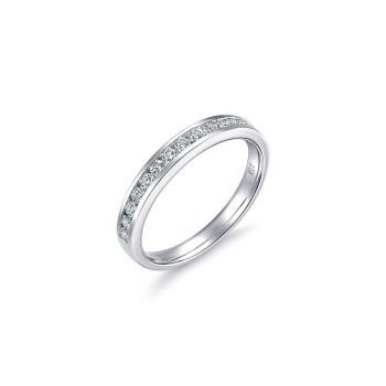 PROMESSA 「星宇」18K金鑽石線戒戒指 女戒