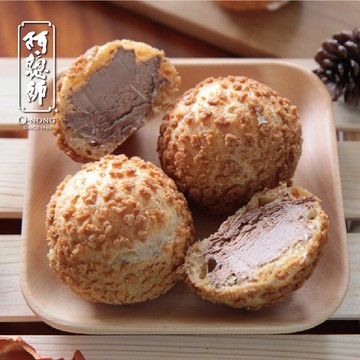 【阿聰師】巧克力泡芙(32g*6入/盒)-組數任選