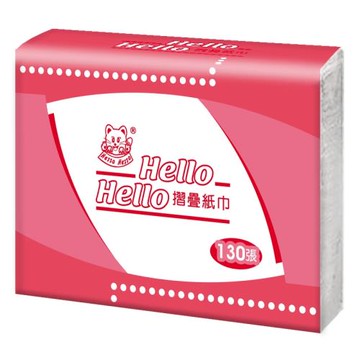 Hello衛生擦手厚紙巾130抽x2箱(40包)