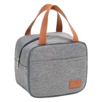 WEYOUNG 牛津布便當袋 小號方形手提袋  保溫鋁箔  22.5 x 15 x 19.5cm  B-8017-1  1個