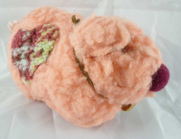 【震撼精品百貨】豬 玩偶 大捲毛  震撼日式精品百貨