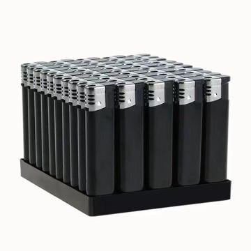 💦臺灣48H出貨💦100支明火打火機 素面黑色打火機 一次性打火機 便利店超市 黑色打火機 紅色打火機 明火塑料打火機